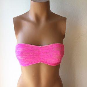 PINK Lace Bandeau
